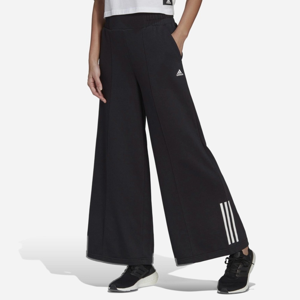 NWT Adidas Hyperglam Wide-Leg Sweatpants